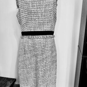 J Crew Elegant Tweed Sleeveless Dress